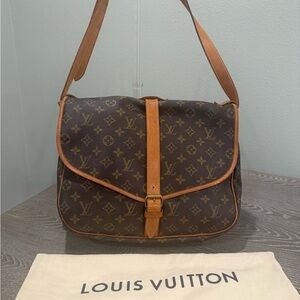 Louis Vuitton Monogram Saumur 35